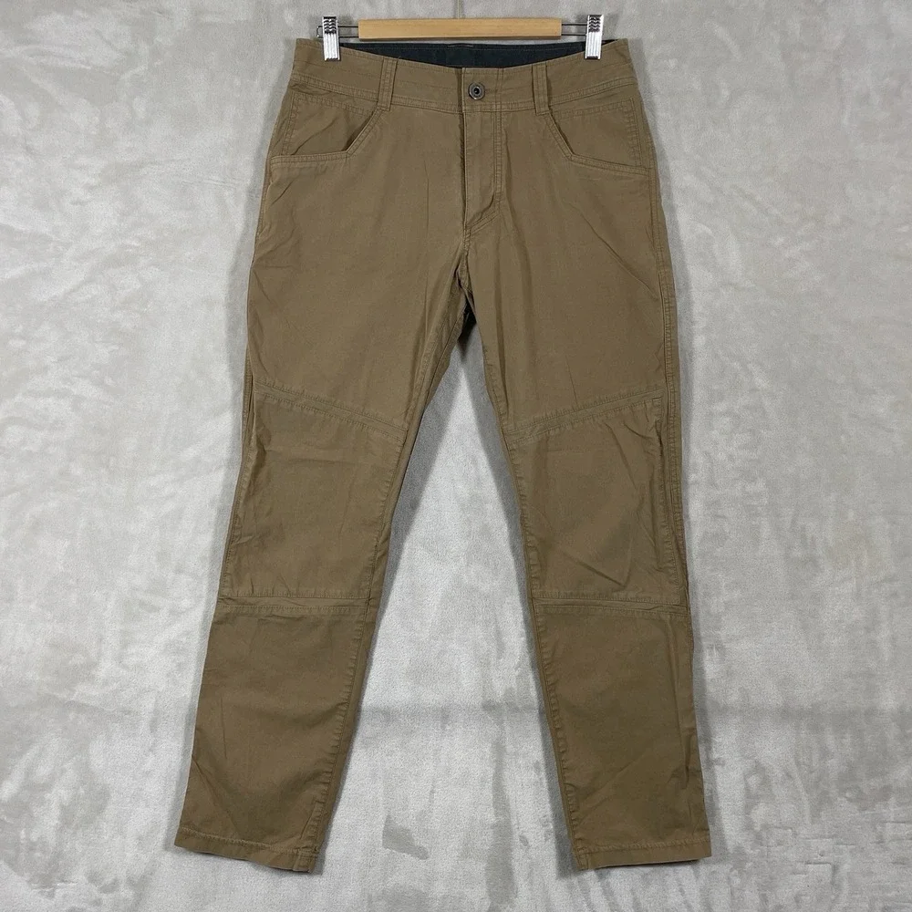 Kuhl Free Radikl Outdoor Hiking Hybrid Brown Pants Mens 31x30 Exoskeleton 5270